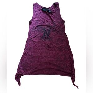 Harley-Davidson Burgundy Longer Style Tank Top